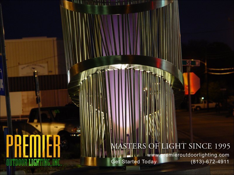 Outdoor Artwork Lighting Techniques  - Company Projects in Artwork Lighting photo gallery from Premier Outdoor Lighting