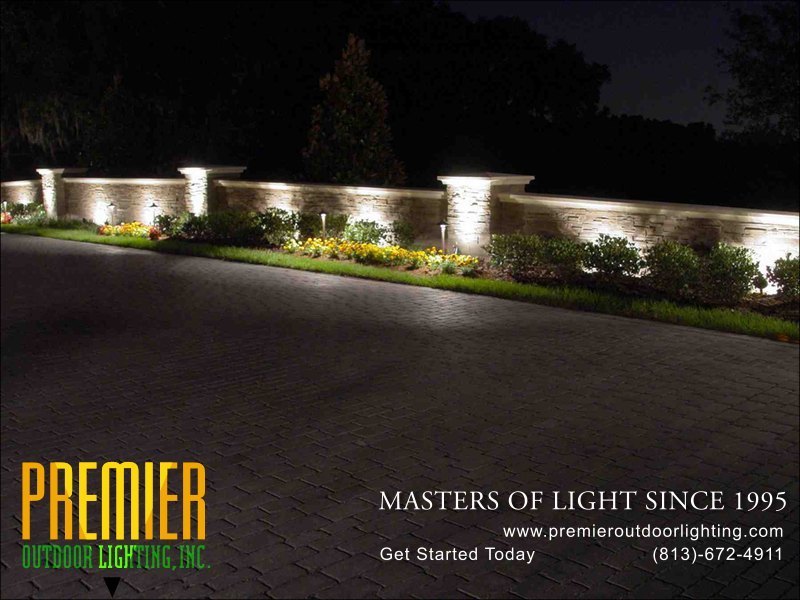 Brush Lighting  Techniques  - Company Projects in Brush Lighting photo gallery from Premier Outdoor Lighting