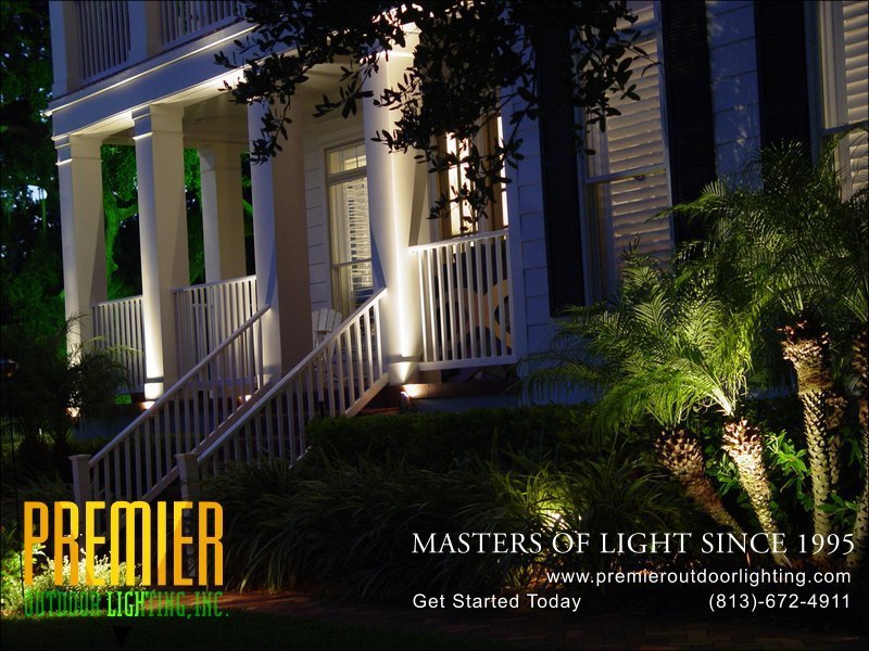 Brush Lighting  Techniques  - Company Projects in Brush Lighting photo gallery from Premier Outdoor Lighting