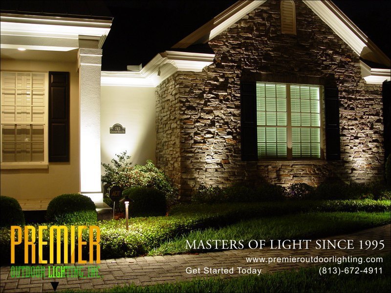 Brush Lighting  Techniques  - Company Projects in Brush Lighting photo gallery from Premier Outdoor Lighting