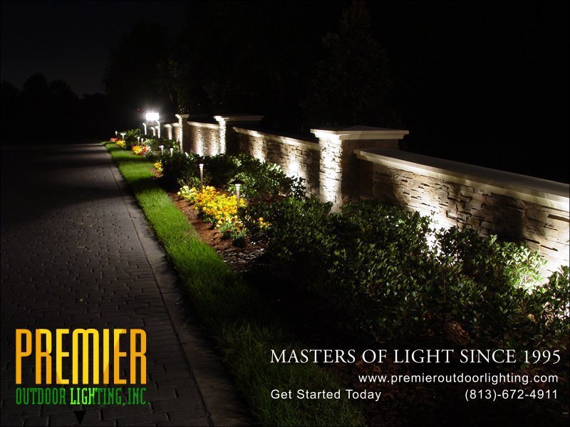 Brush Lighting  Techniques  - Company Projects in Brush Lighting photo gallery from Premier Outdoor Lighting