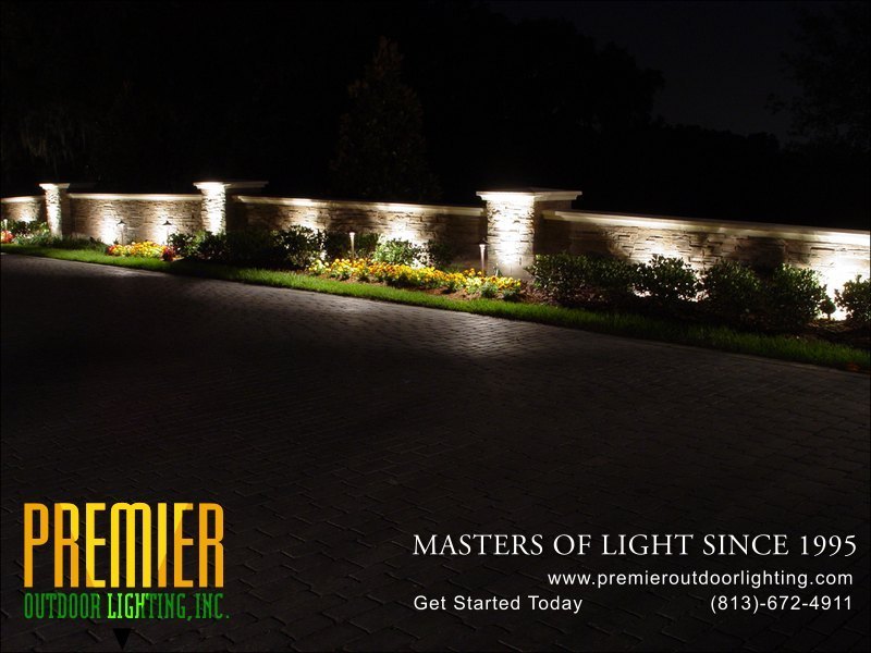 Brush Lighting  Techniques  - Company Projects in Brush Lighting photo gallery from Premier Outdoor Lighting
