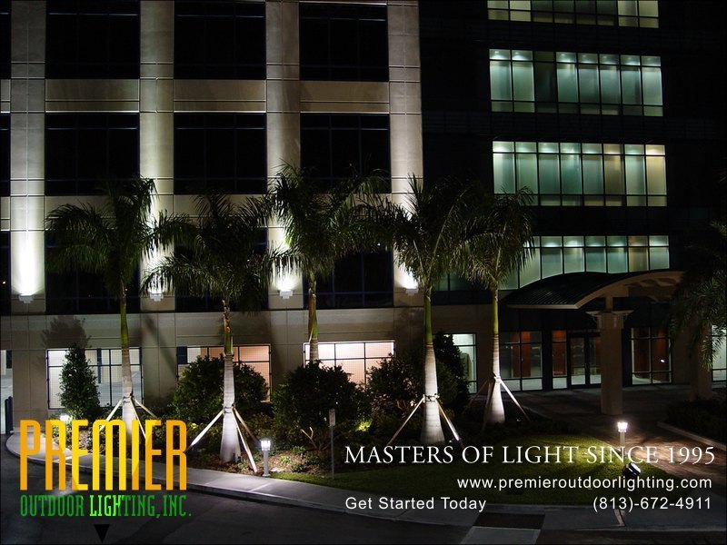 Office Lighting Techniques  - Company Projects in Commercial Lighting photo gallery from Premier Outdoor Lighting