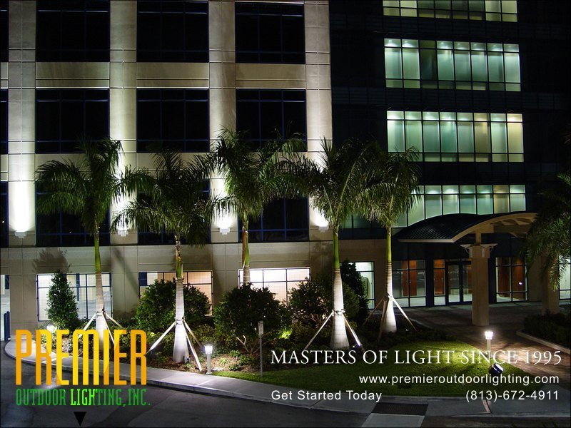 Office Lighting Techniques  - Company Projects in Commercial Lighting photo gallery from Premier Outdoor Lighting