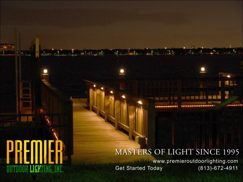 LED Pier Lighting St Petersburg FL in Dock Lighting photo gallery from Premier Outdoor Lighting