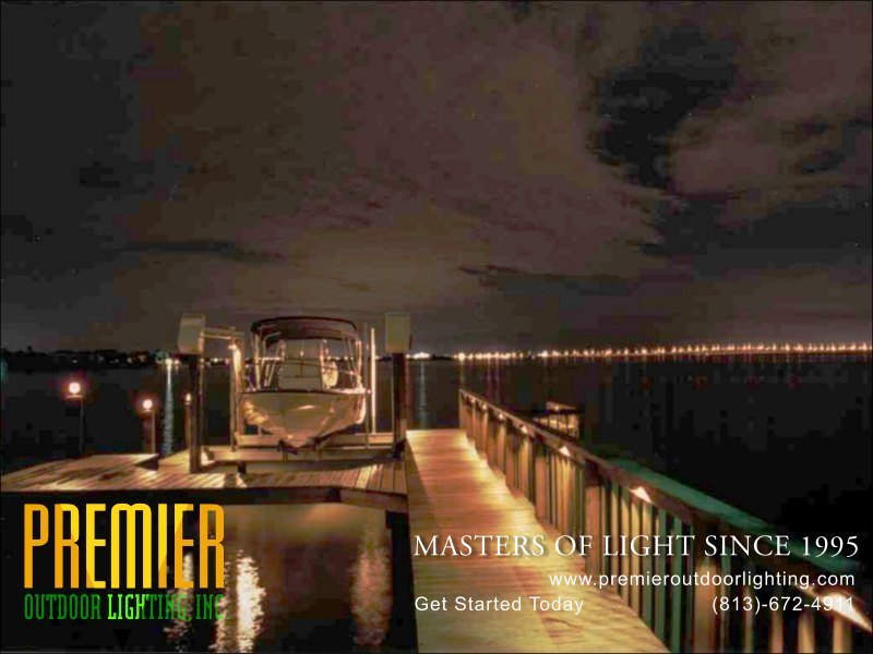 LED Pier Lighting St Petersburg in Dock Lighting photo gallery from Premier Outdoor Lighting