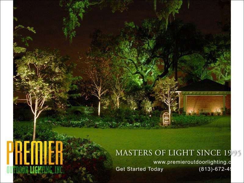 Downlighting Techniques  - Company Projects in Downlighting photo gallery from Premier Outdoor Lighting