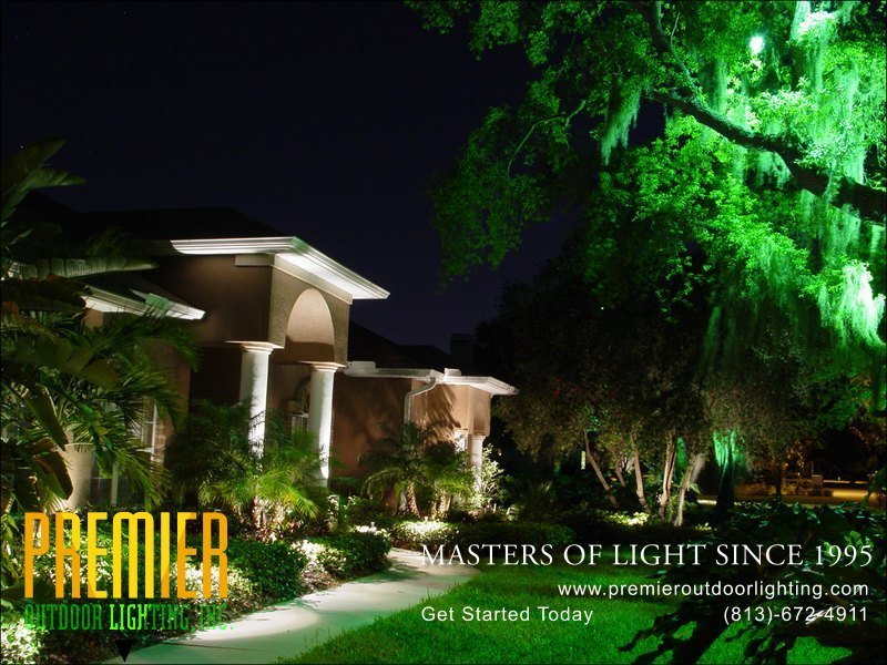 Downlighting Techniques  - Company Projects in Downlighting photo gallery from Premier Outdoor Lighting