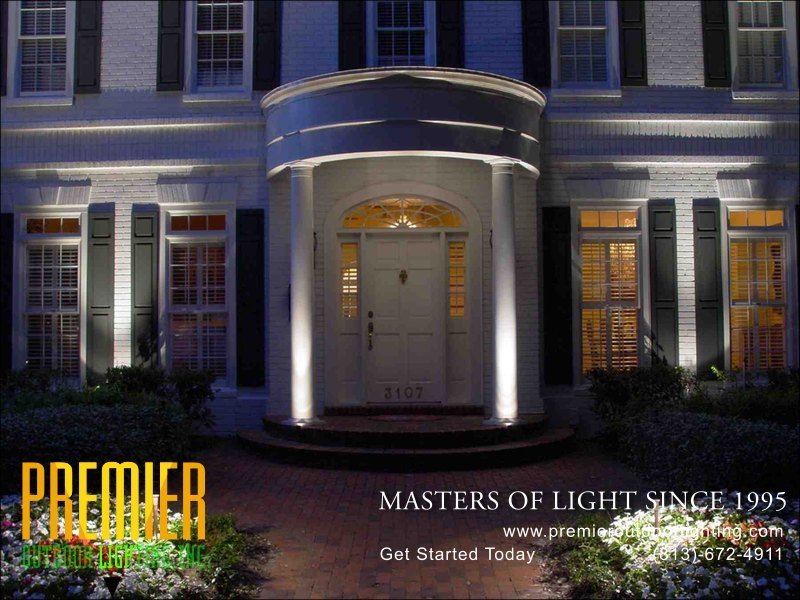 Entry Lighting Techniques  - Company Projects in Entry Lighting photo gallery from Premier Outdoor Lighting