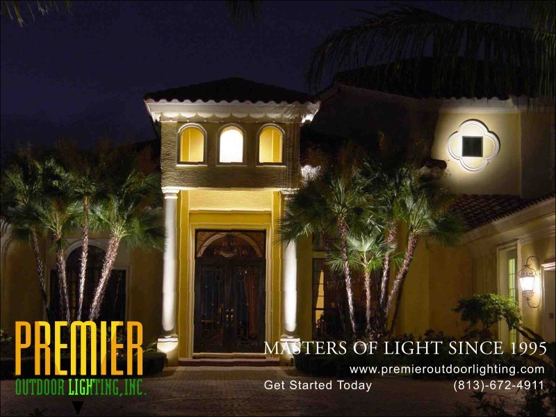 Entry Lighting Techniques  - Company Projects in Entry Lighting photo gallery from Premier Outdoor Lighting