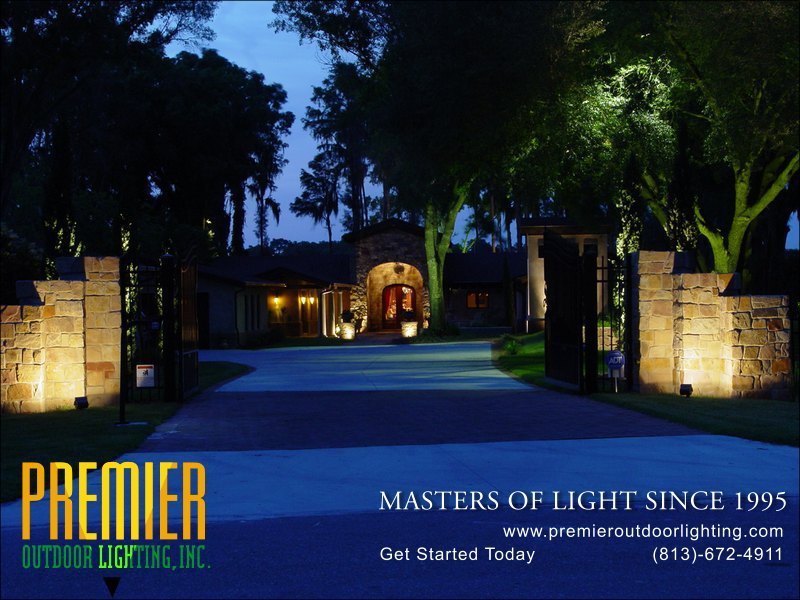 Entry Lighting Techniques  - Company Projects in Entry Lighting photo gallery from Premier Outdoor Lighting