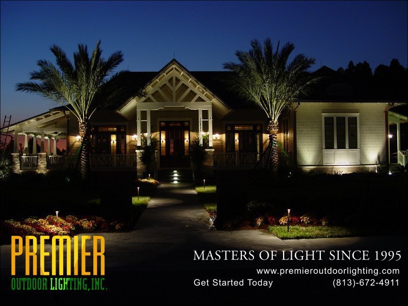 Entry Lighting Techniques  - Company Projects in Entry Lighting photo gallery from Premier Outdoor Lighting