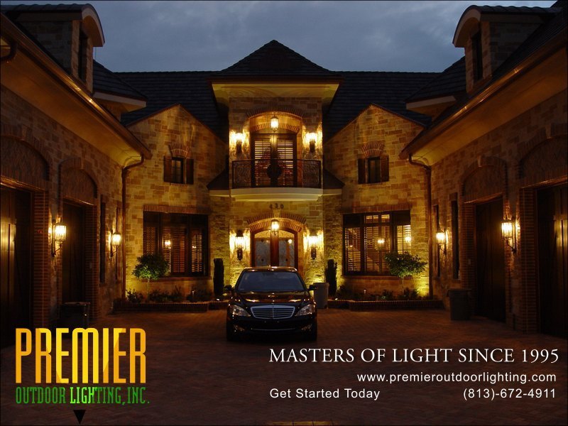 Entry Lighting Techniques  - Company Projects in Entry Lighting photo gallery from Premier Outdoor Lighting