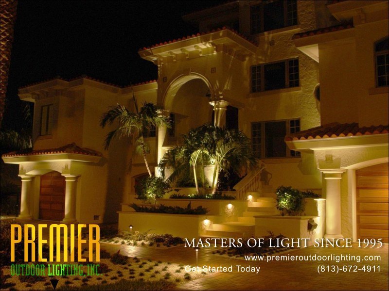 Entry Lighting Techniques  - Company Projects in Entry Lighting photo gallery from Premier Outdoor Lighting