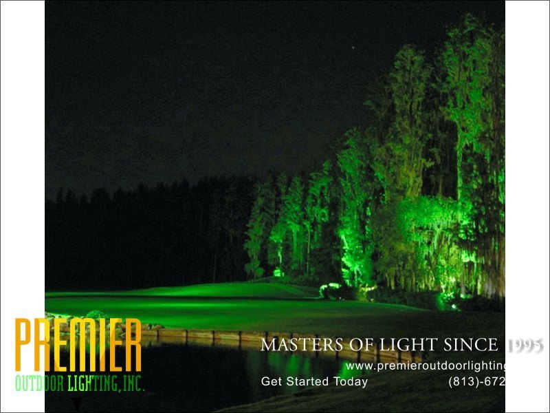 Golf Course Lighting Techniques  - Company Projects in Golf Course Lighting photo gallery from Premier Outdoor Lighting