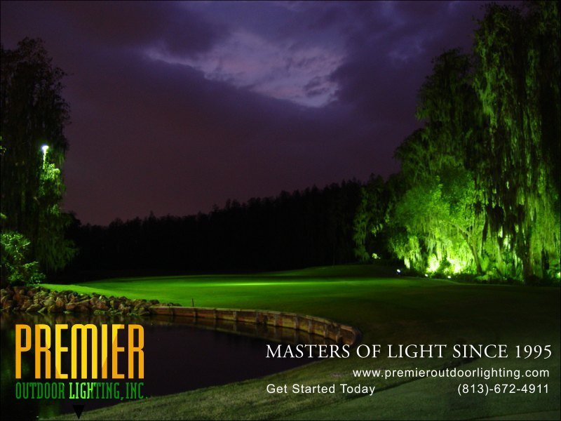 Golf Course Lighting Techniques  - Company Projects in Golf Course Lighting photo gallery from Premier Outdoor Lighting