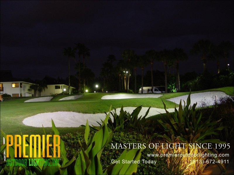 Golf Course Lighting Techniques  - Company Projects in Golf Course Lighting photo gallery from Premier Outdoor Lighting