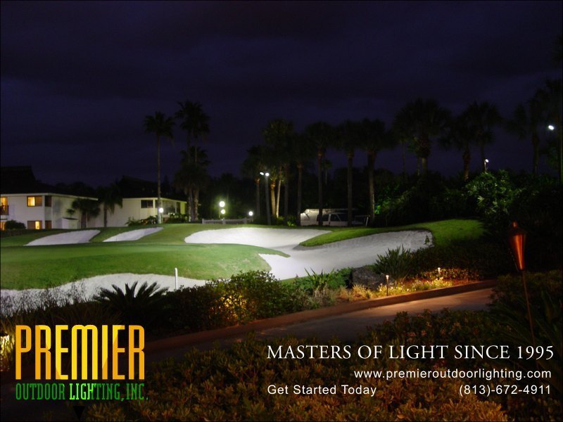 Golf Course Lighting Techniques  - Company Projects in Golf Course Lighting photo gallery from Premier Outdoor Lighting