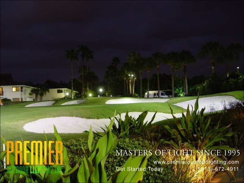 Golf Course Lighting Techniques  - Company Projects in Golf Course Lighting photo gallery from Premier Outdoor Lighting