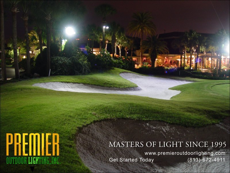 Golf Course Lighting Techniques  - Company Projects in Golf Course Lighting photo gallery from Premier Outdoor Lighting