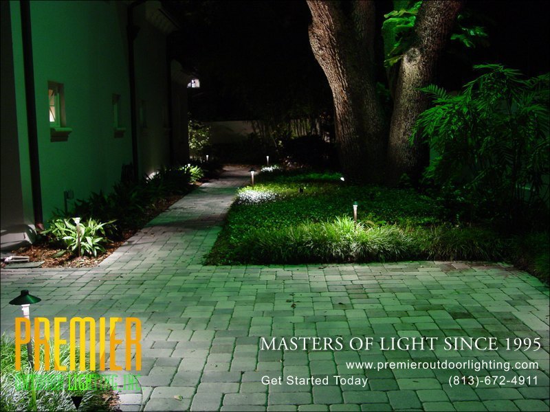 Outdoor Path Lighting Techniques  - Company Projects in Path Lighting photo gallery from Premier Outdoor Lighting