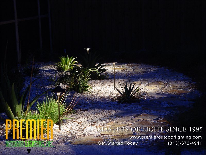 Outdoor Path Lighting Techniques  - Company Projects in Path Lighting photo gallery from Premier Outdoor Lighting