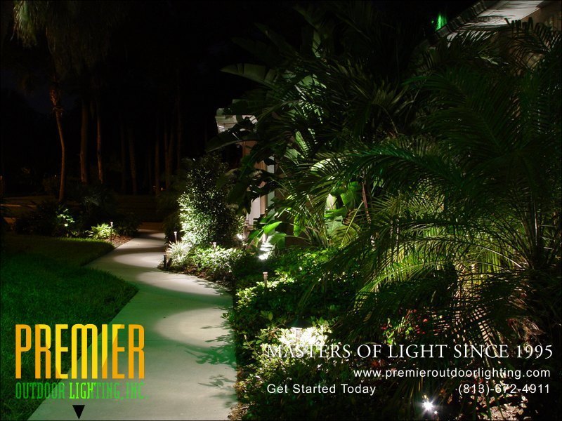 Outdoor Path Lighting Techniques  - Company Projects in Path Lighting photo gallery from Premier Outdoor Lighting