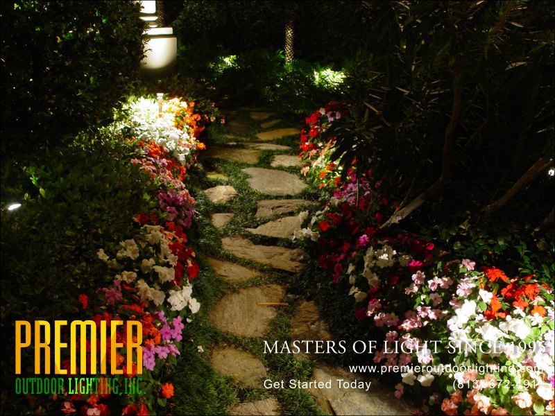 Outdoor Path Lighting Techniques  - Company Projects in Path Lighting photo gallery from Premier Outdoor Lighting