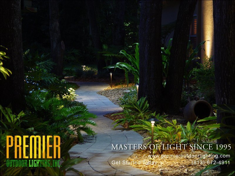 Outdoor Path Lighting Techniques  - Company Projects in Path Lighting photo gallery from Premier Outdoor Lighting