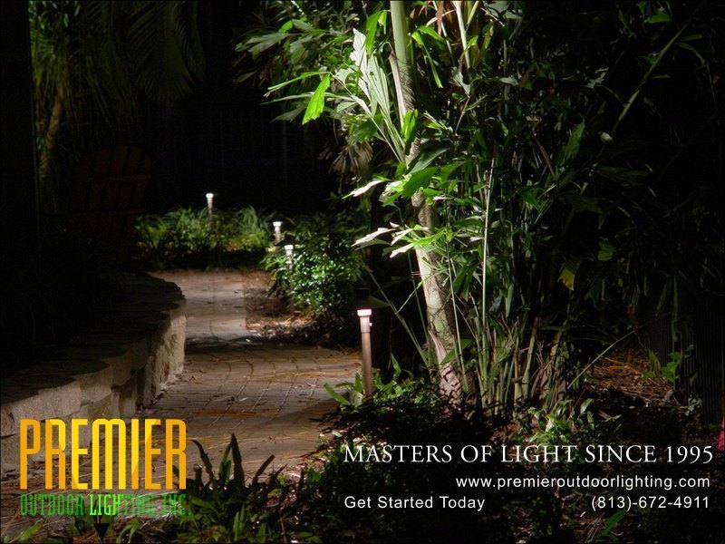 Outdoor Path Lighting Techniques  - Company Projects in Path Lighting photo gallery from Premier Outdoor Lighting