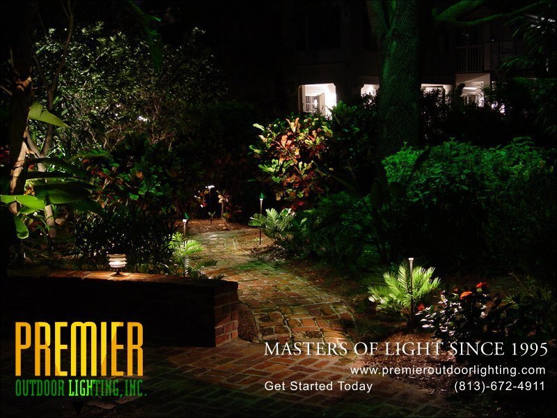 Outdoor Path Lighting Techniques  - Company Projects in Path Lighting photo gallery from Premier Outdoor Lighting