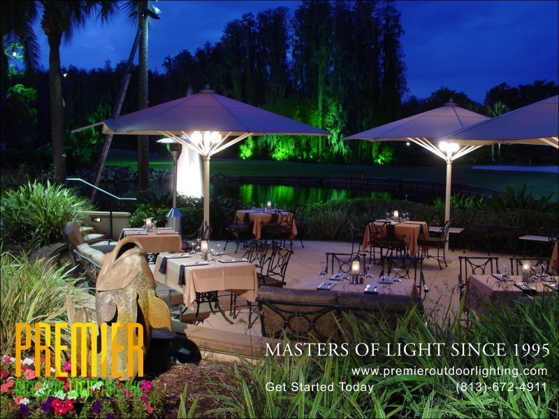 Outdoor Patio Lighting Techniques  - Company Projects in Patio Lighting photo gallery from Premier Outdoor Lighting