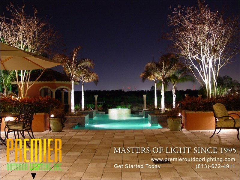 Outdoor Patio Lighting Techniques  - Company Projects in Patio Lighting photo gallery from Premier Outdoor Lighting