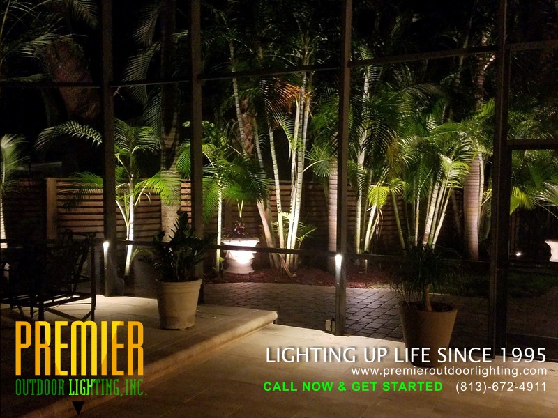 Pool Enclosure Cage Lighting Installers in Pool Cage Lighting photo gallery from Premier Outdoor Lighting