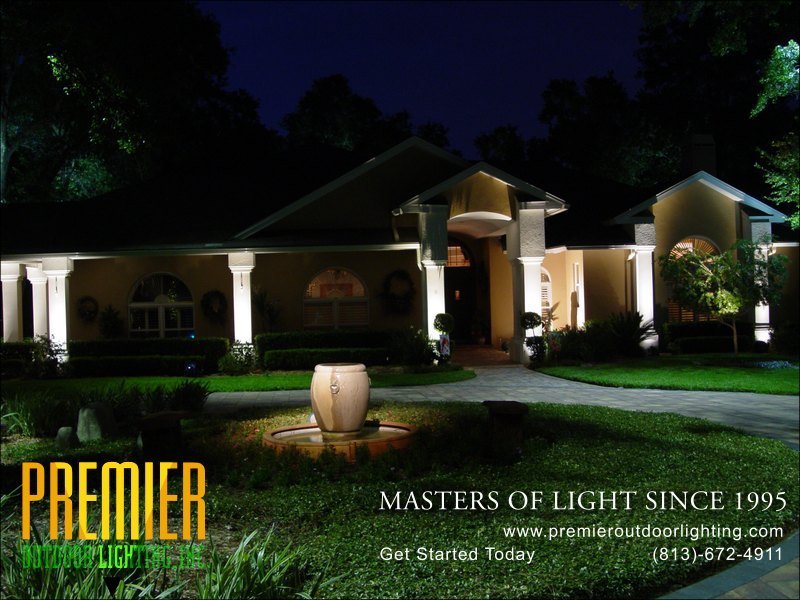 Outdoor Spot Lighting Techniques  - Company Projects in Spot Lighting photo gallery from Premier Outdoor Lighting