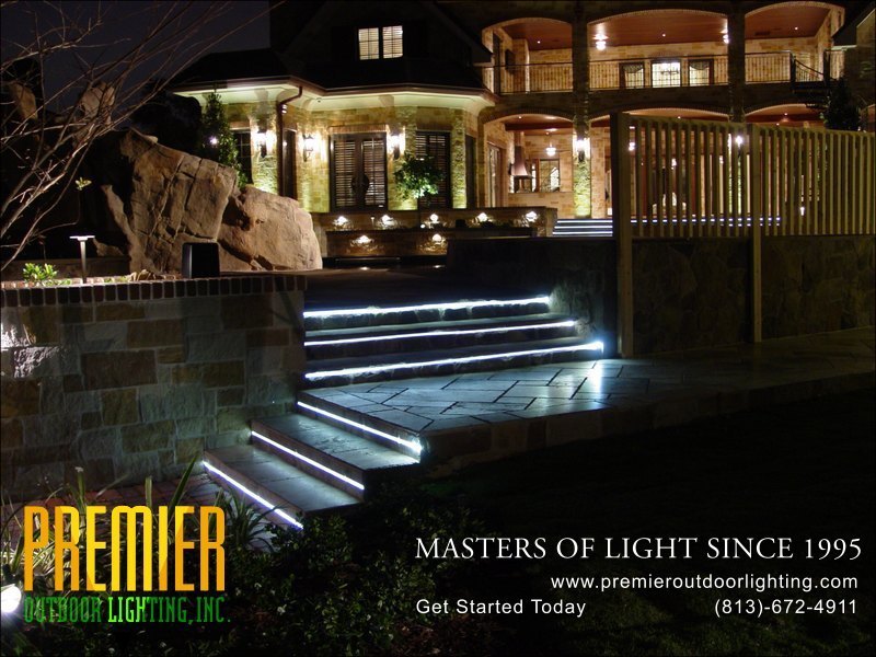 Step Lighting Techniques  - Company Projects in Step Lighting photo gallery from Premier Outdoor Lighting