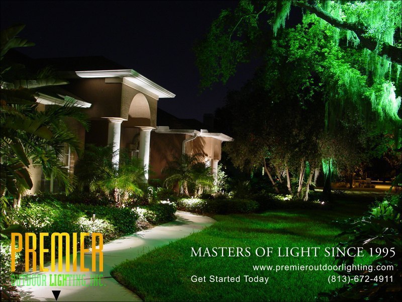 Yard Lighting Techniques  - Company Projects in Yard Lighting photo gallery from Premier Outdoor Lighting