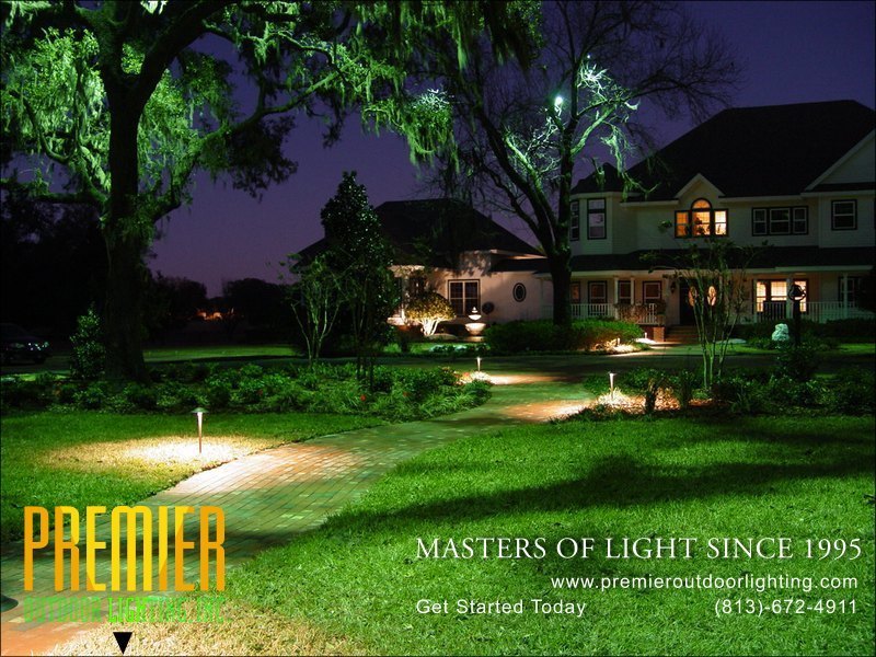 Yard Lighting Techniques  - Company Projects in Yard Lighting photo gallery from Premier Outdoor Lighting